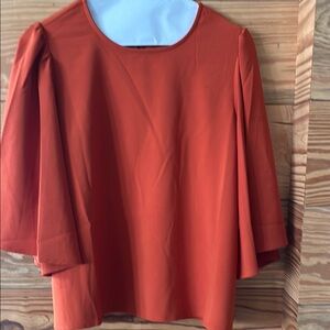 Sugarlips Vibrant Orange Blouse Size XS